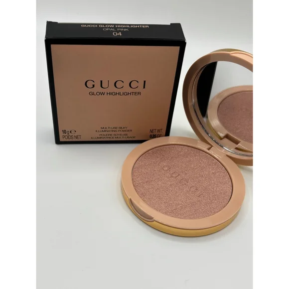 Gucci Glow Highlighter 04 Opal Pink Full Size NIB Illuminating Powder - Picture 6 of 6